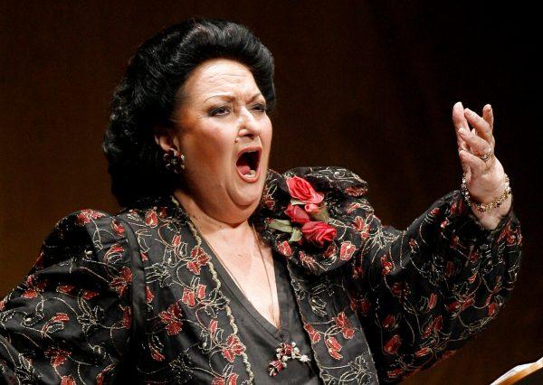 Spanish soprano Montserrat Caballe performs during a concert in Santander, in northern Spain, on Dec. 9, 2006. (Reuters/Victor Fraile/File Photo)