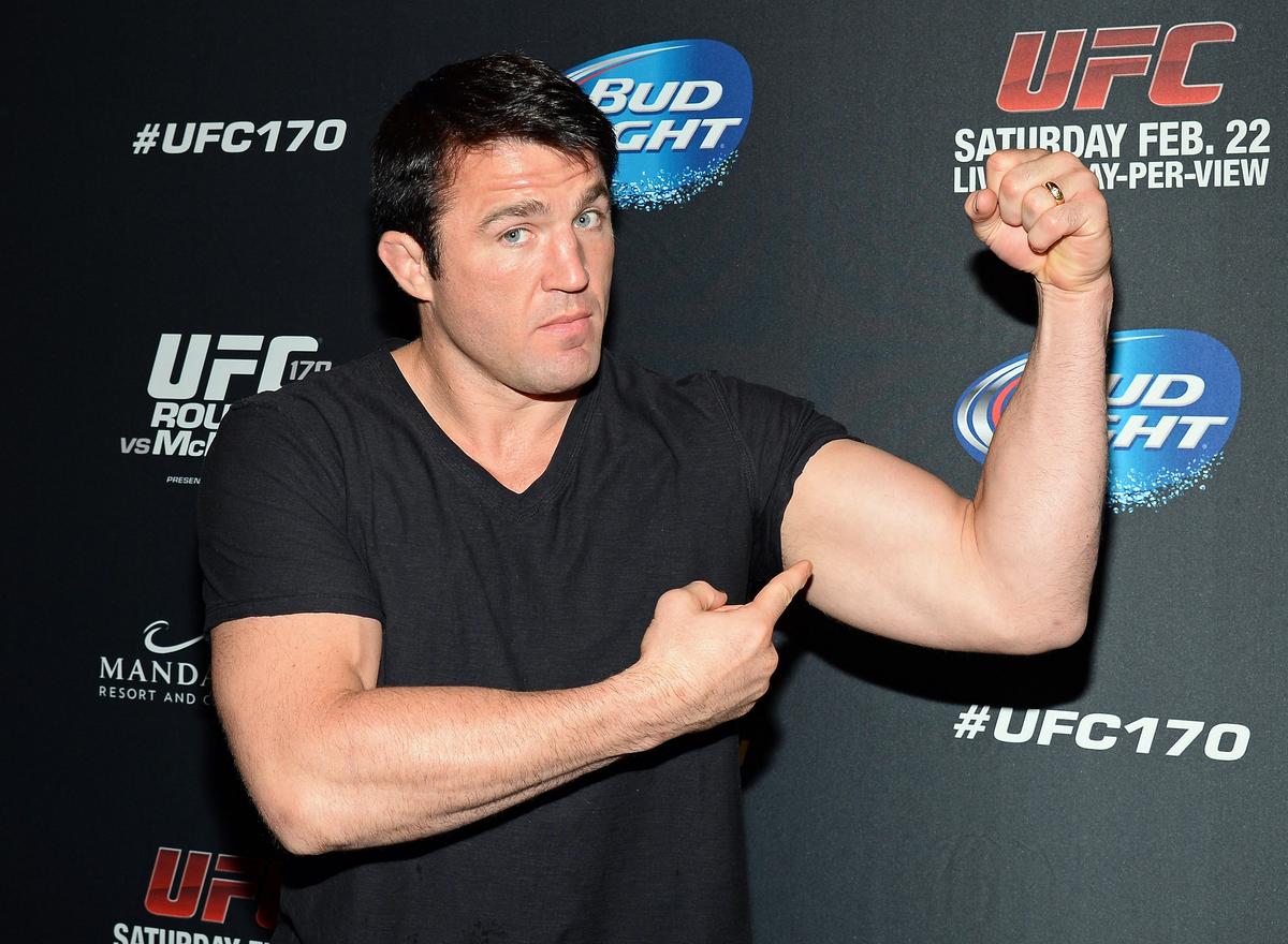 Mixed martial artist Chael Sonnen attends the UFC 170 event at the Mandalay Bay Events Center in Las Vegas, Nevada, on Feb. 22, 2014. (Ethan Miller/Getty Images)