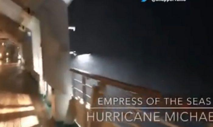 Video: Royal Caribbean Cruise Ship Caught in Hurricane Michael