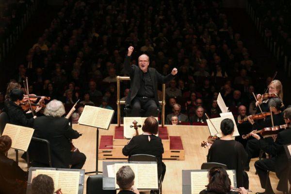 Bernard Labadie conducting Orchestra of St. Luke's at Carnegie Hall on Feb. 7, 2018. (Steve J. Sherman)