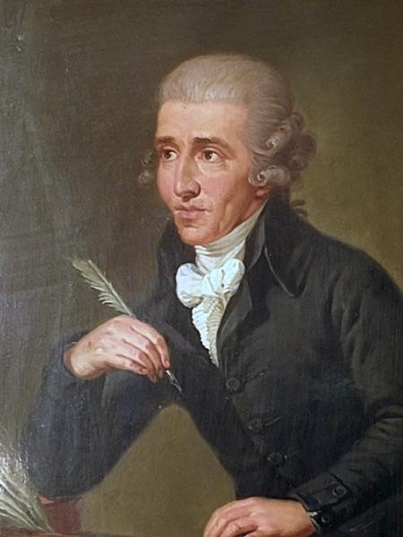 Portrait of Joseph Haydn by Ludwig Guttenbrunn. (Photo by Nevilley, with permission of owners, heirs of Stefan Zweig)