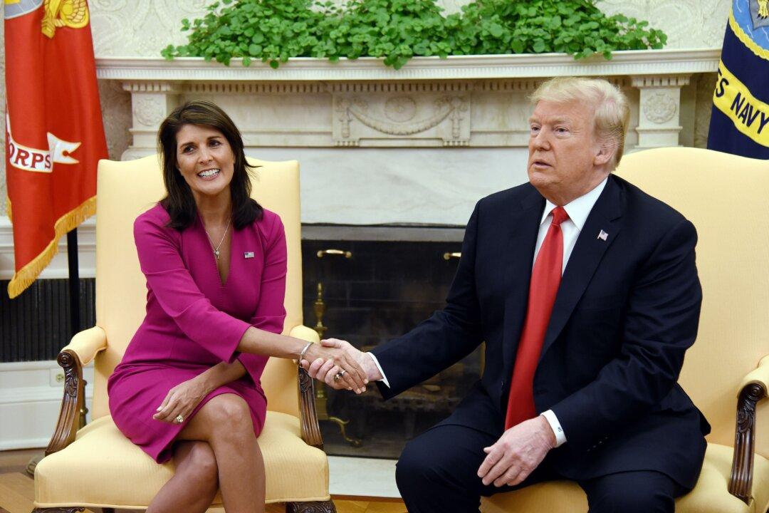 Nikki Haley Says ‘Every American Should Be Proud’ of Trump’s Record on Foreign Policy