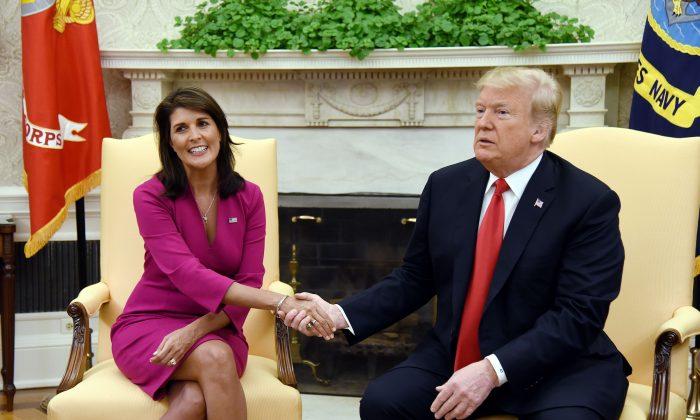 Nikki Haley Says ‘Every American Should Be Proud’ of Trump’s Record on Foreign Policy