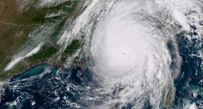 Hurricane Michael hit the Florida Panhandle with 155 mph winds, near a Category 5, on the afternoon of Oct. 10, and officials said it is likely the most powerful storm to hit the area in recorded history. (NOAA)
