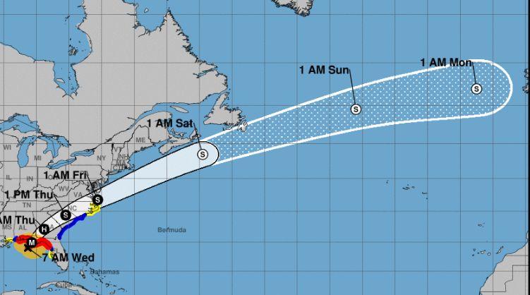 Hurricane Michael will hit Florida Oct. 10. (NHC)
