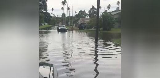 Video Shows Flash Flooding in St. Petersburg as Hurricane Michael Approaches Florida