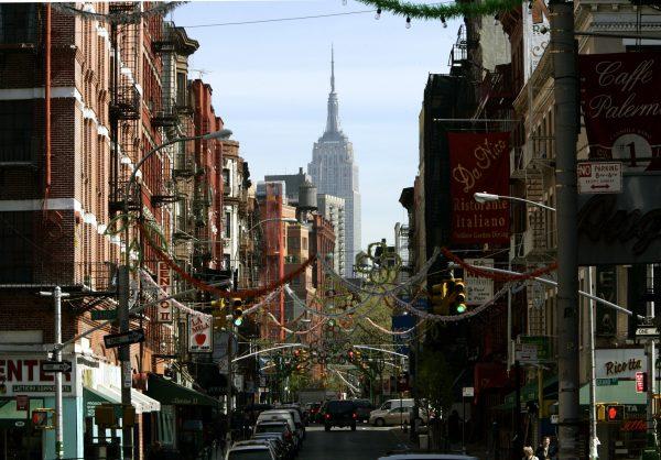 Mulberry Street in Little Italy. (TIMOTHY A. CLARY/AFP/Getty Images)