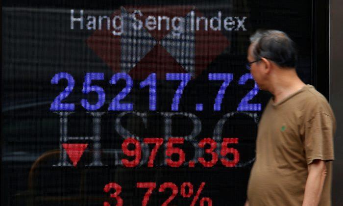 Asia Shares Shattered by Wall Street Tumble