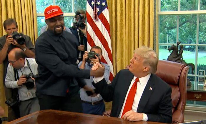 Kanye West Meets Trump at Oval Office, Delivers 10-Minute Monologue