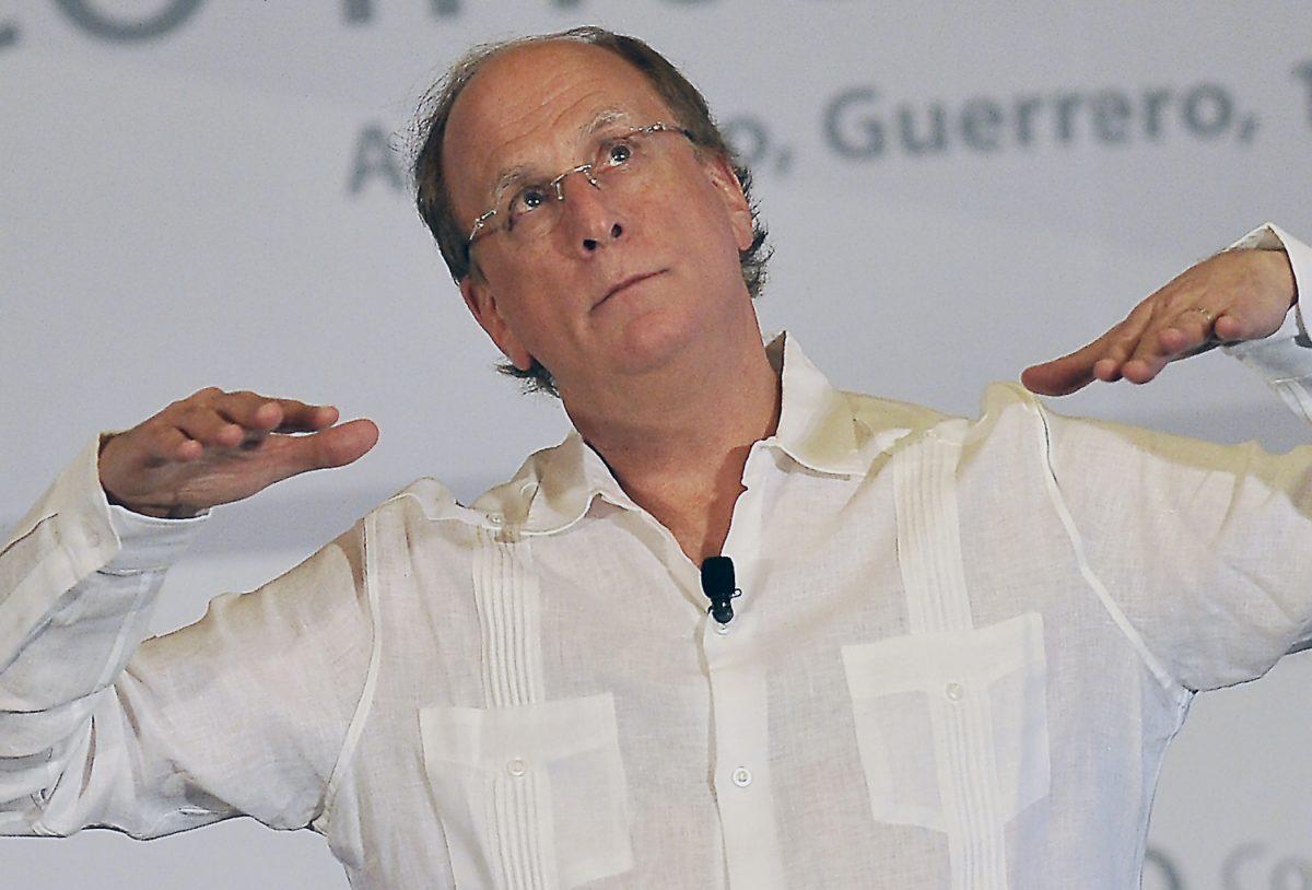 BlackRock CEO Larry Fink during the 79th Annual Convention of Bankers in Acapulco, Mexico, on March 11, 2016. (Pedro Pardo/AFP/Getty Images)