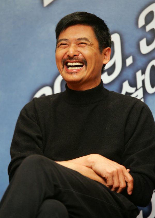 Actor Chow Yun-Fat at the "Dragonball Evolution" press conference at the Shilla Seoul on Feb. 18, 2009, in Seoul, South Korea. (Chung Sung-Jun/Getty Images)