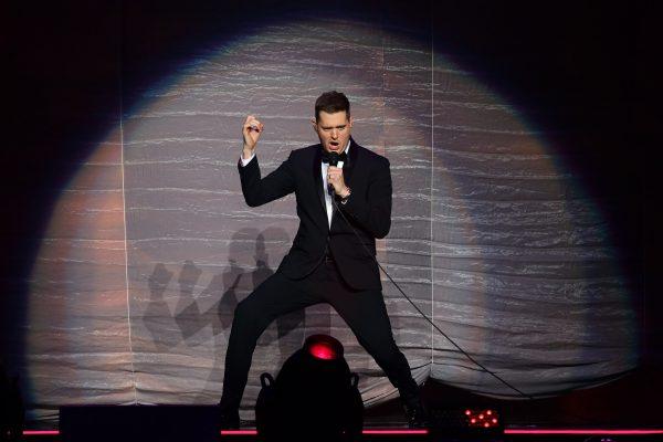 Singer/songwriter Michael Bublé performs live on stage at Madison Square Garden in New York City on July 7, 2014. (Neilson Barnard/Getty Images)