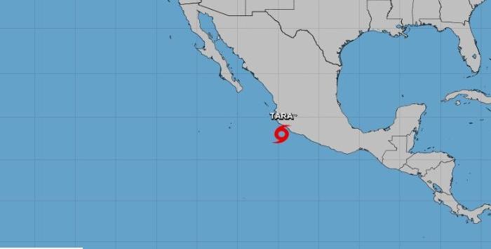 Tropical Storm Tara Forms; NOAA Monitoring Low-Pressure System