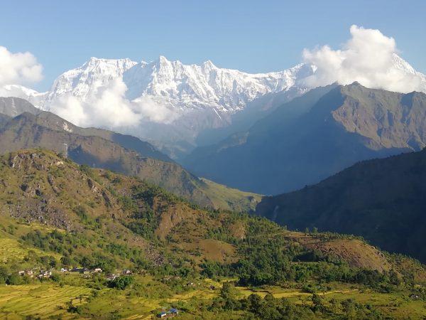 Mount Gurja, which lies in Myagdi district in mid-western Nepal, on Oct. 9, 2018. (Kishor Rimal/Special to The Epoch Times)