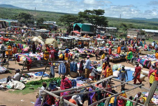 The Naikarra market in Narok County, Kenya, on May 4, 2018. (Dominic Kirui/Special to The Epoch Times)