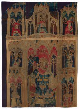 “King Arthur (from the Nine Heroes Tapestries),” circa 1400. Munsey Fund, 1932; gift of John D. Rockefeller Jr., 1947. (The Metropolitan Museum of Art)