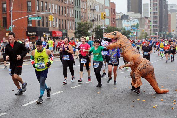 The 2017 New York City Marathon. (Michael Heiman/Getty Images)
