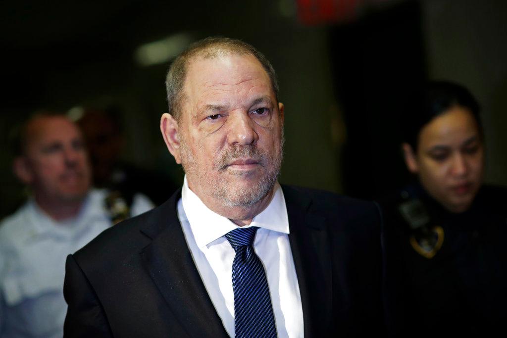 Harvey Weinstein enters State Supreme Court in New York, N.Y. on Oct. 11, 2018 (AP Photo/Mark Lennihan)