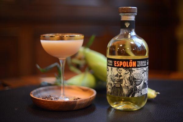 The Golden Age, with Espolòn tequila, Galliano, and elote cream. (Courtesy of The Citizens Trust)