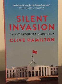 Australian professor Clive Hamilton’s book “Silent Invasion” breaks down Beijing’s strategy to influence Australia’s elite. (Rahul Vaidyanath/The Epoch Times)