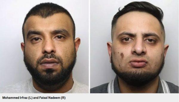 Mohammed "Faj" Irfraz, (L) and Faisal "Chiller" Nadeem. (West Yorkshire Police)