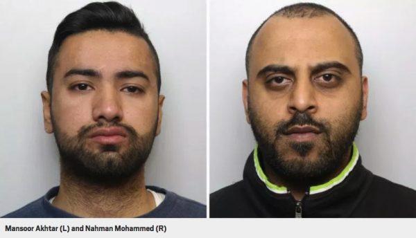 Mansoor "Boy" Akhtar (L), and Nahman "Dracula" Mohammed. (West Yorkshire Police)