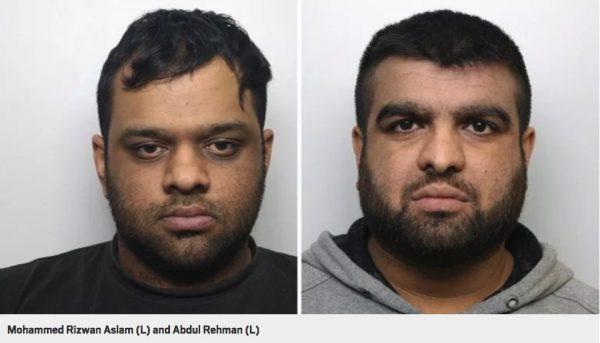 Mohammed "Big Riz"Rizwan Aslam (L), and Abdul "Beastie" Rehman. (West Yorkshire Police)