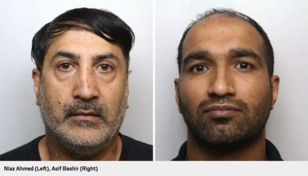 Niaz "Shaq" Ahmed (L), and Asif "Junior" Bashir. (West Yorkshire Police)