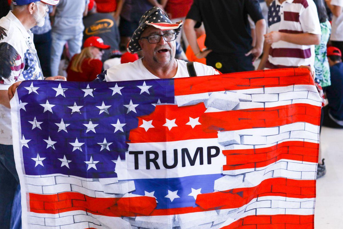 Attendees at a Make America Great Again rally in Mesa, Arizona, on Oct. 19, 2018. (Charlotte Cuthbertson/The Epoch Times)