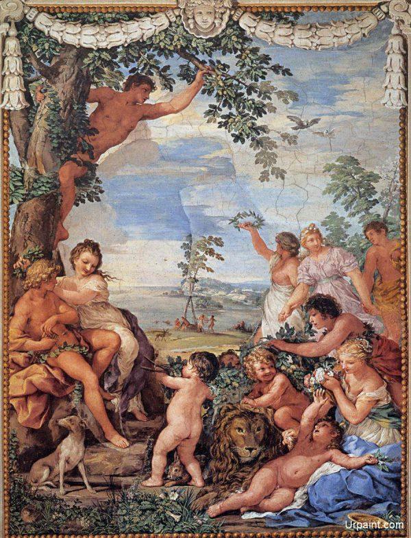 In the past, people believed that the golden age was in the past. Today, we believe it is always in the future. "The Golden Age" by Pietro da Cortona. Palazzo Pitti, Florence, Italy. (Public Domain)