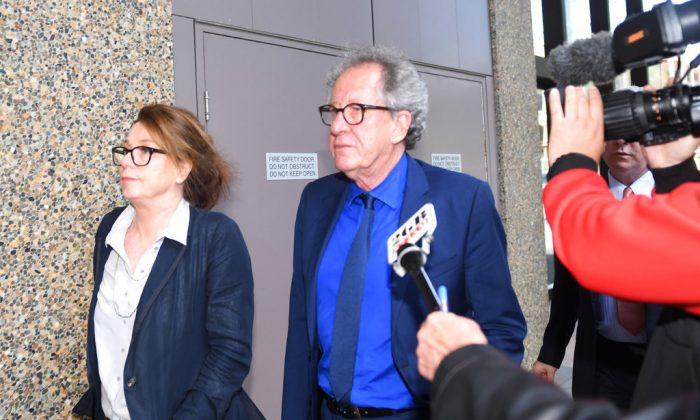 Geoffrey Rush Says He Was ‘Distraught’ Over Paper’s Articles