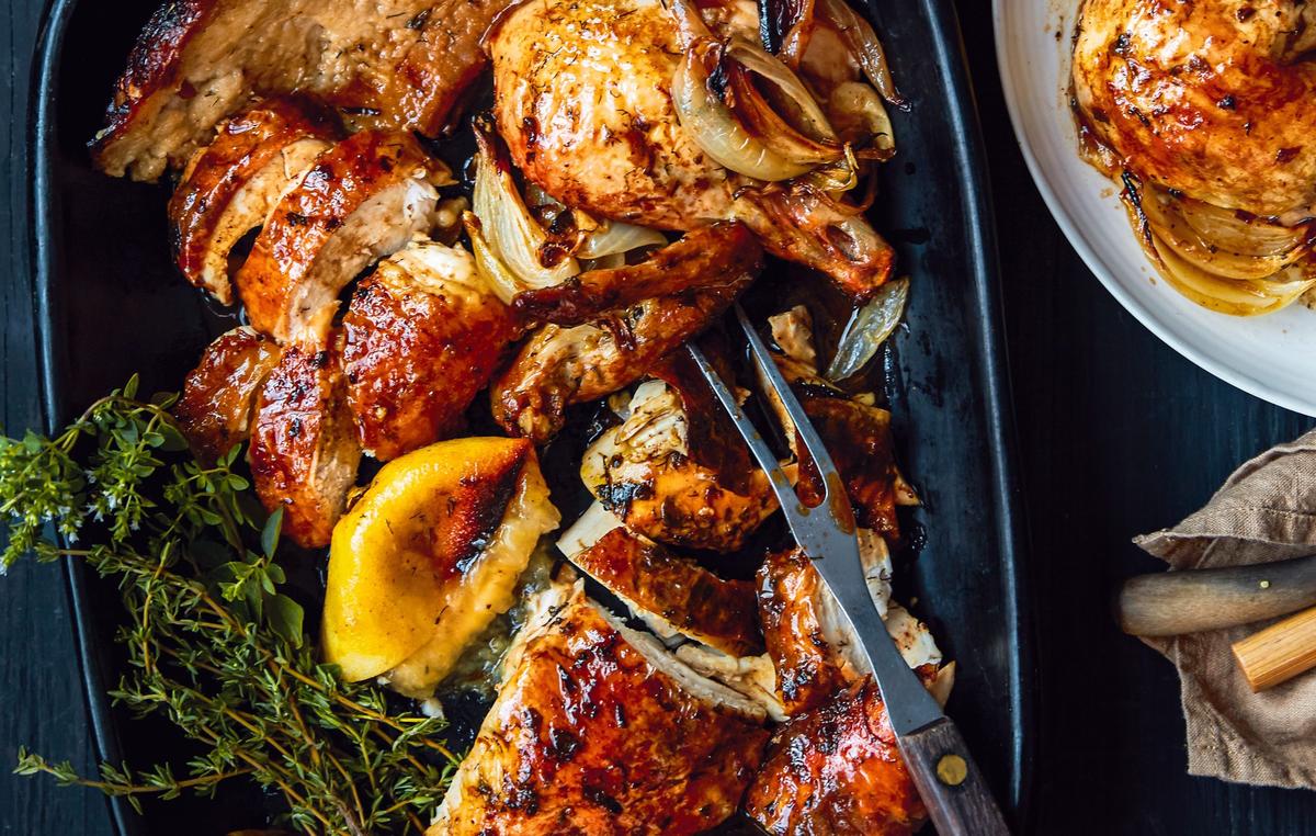 Dorie Greenspan’s Herb-Butter Chicken