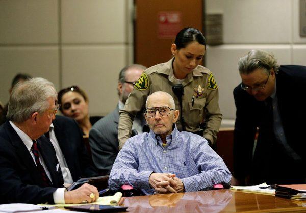 Real Estate Heir Robert Durst appears in the Airport Branch of the Los Angeles County Superior Court during a preliminary hearing in Los Angeles, Calif., on Dec. 21, 2016. (Jae C. Hong-pool/Getty Images)