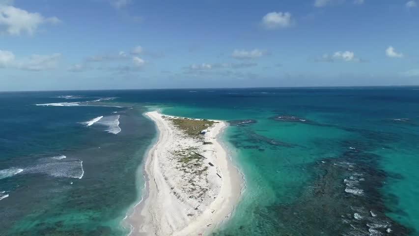 Hurricane Walaka wiped out a small Hawaiian Island; drone footage taken prior to the hurricane shows the island when it still existed. (Chip Fletcher via Storyful)