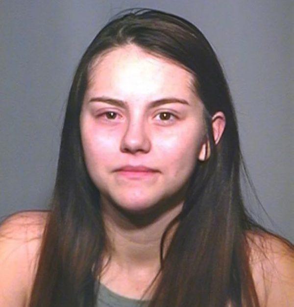 An undated police mugshot of Jenna Folwell, who stands accused of drowning her baby son. (Chandler Police Department)