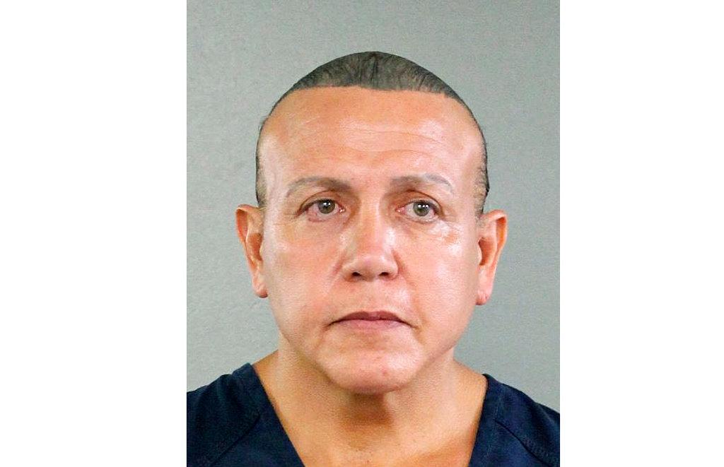 Cesar Sayoc in an undated booking photo in Miami, Fla. Federal authorities took Sayoc, 56, of Aventura, Fla., into custody Oct. 26, 2018, in Florida in connection with a nationwide mail-bomb scare. (Broward County Sheriff's Office via AP)