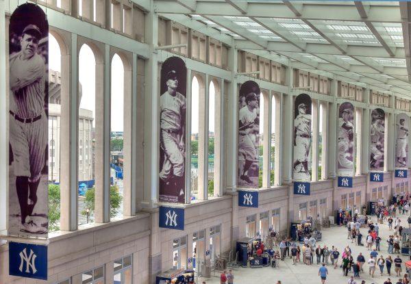 Yankee Stadium promenade. (Shutterstock)