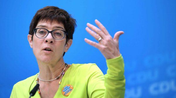 Secretary General of the Christian Democratic Union Annegret Kramp-Karrenbauer in Berlin, on Oct. 15, 2018. (Ronny Hartmann/Getty Images)