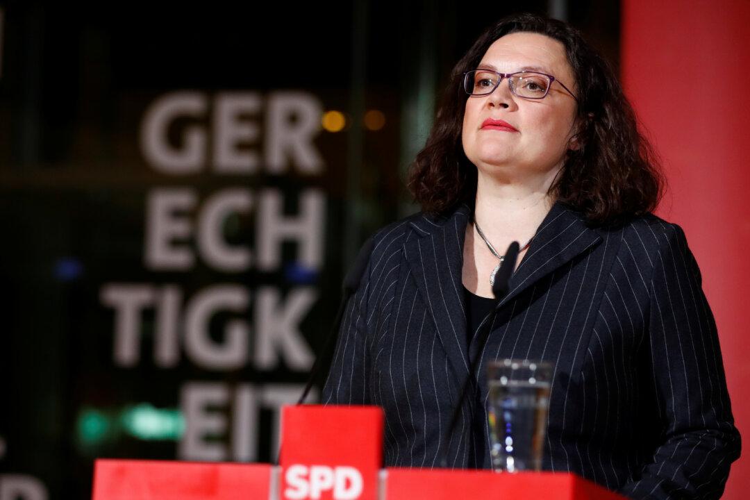 German SPD Leader Gives Merkel an Ultimatum After State Vote Losses