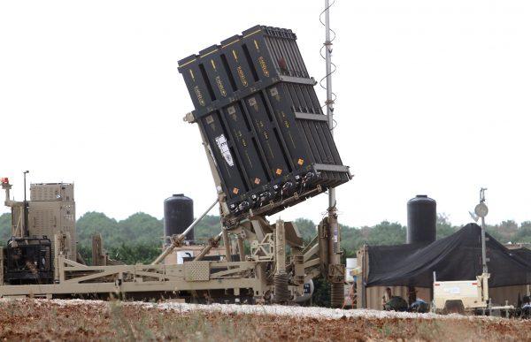 A battery of Israel's Iron Dome defense system, in central Israel near Tel Aviv, on Oct. 19, 2018. (Gil Cohen-Magen/AFP/Getty Images)