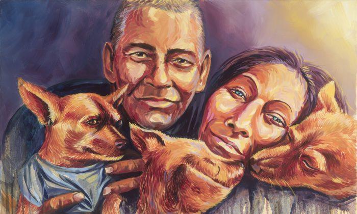 A Palette All Shades of Love: Brian Peterson Paints ‘Faces of Santa Ana’