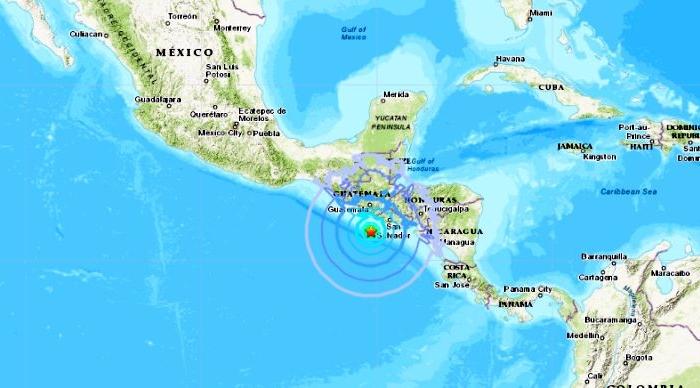 6.1 Magnitude Earthquake Hits Off Coast of El Salvador