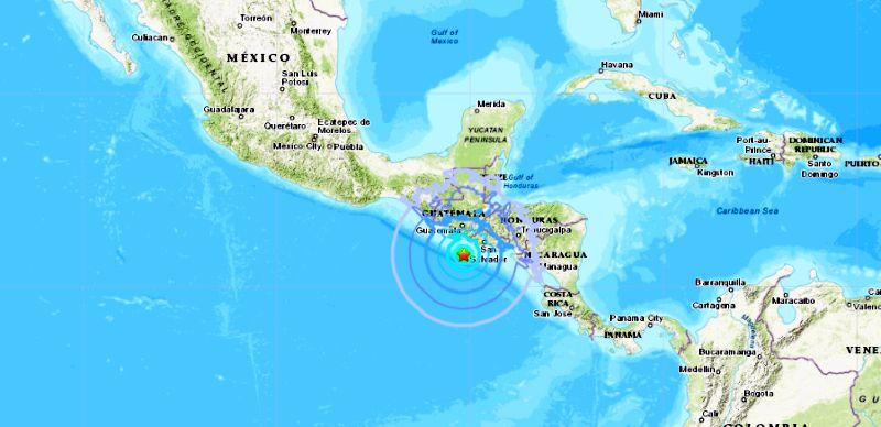 A 6.1-magnitude earthquake struck off the coast of El Salvador overnight, according to the U.S. Geological Survey (USGS).