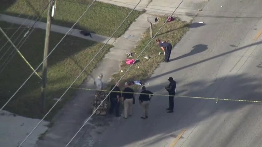 Seven people were struck by a vehicle in Tampa, Florida while waiting at a bus stop on Nov. 1, 2018. (Fox)