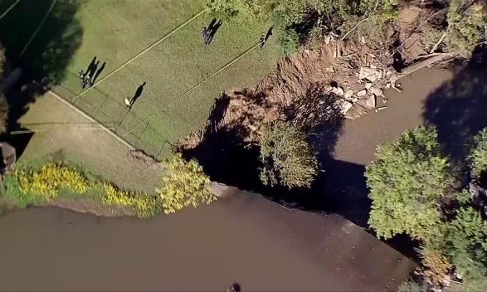 Video: Prestonwood Lake Dam Collapse ‘Imminent’ as Water Spills Over the Top