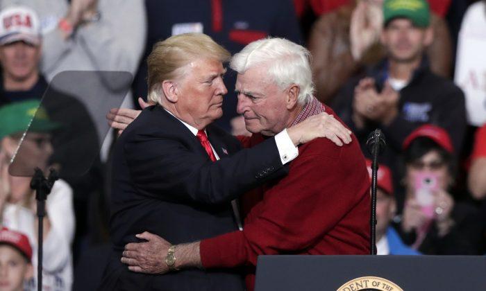 ‘Go Get ’Em, Donald': Bob Knight to President Trump in Indiana