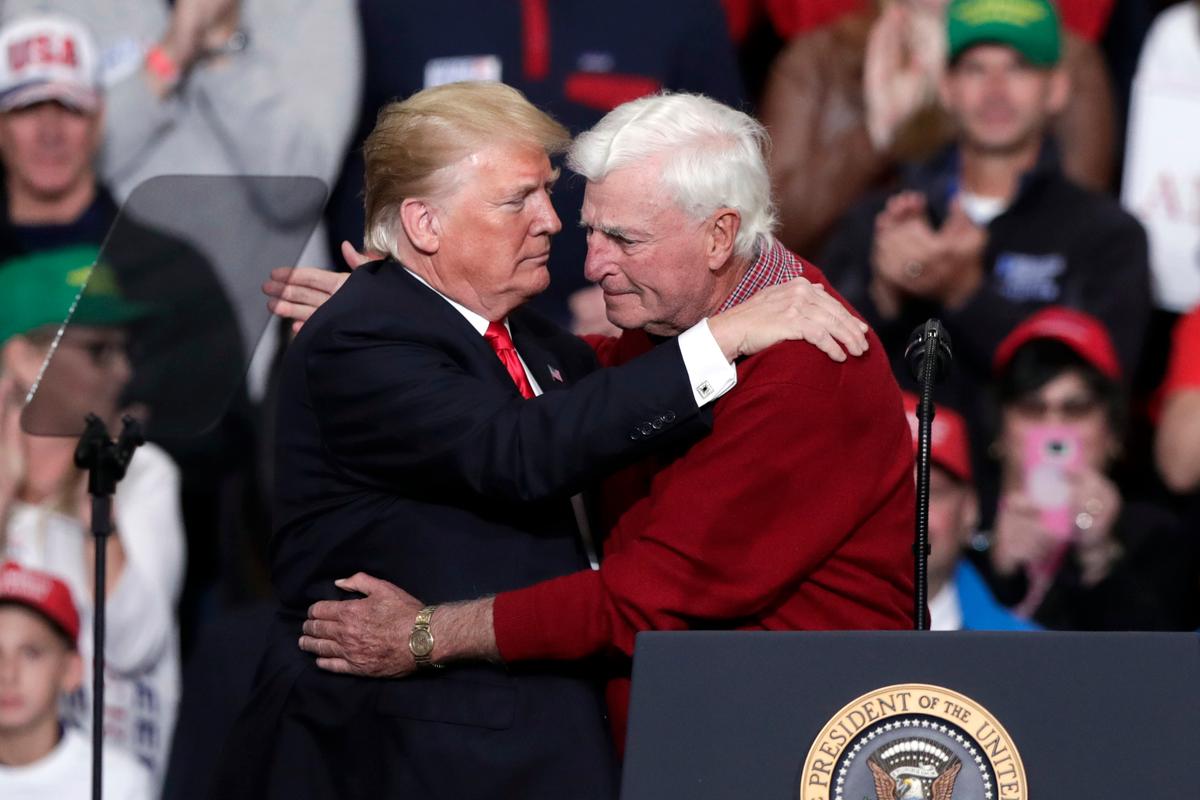 ‘Go Get ’Em, Donald': Bob Knight to President Trump in Indiana