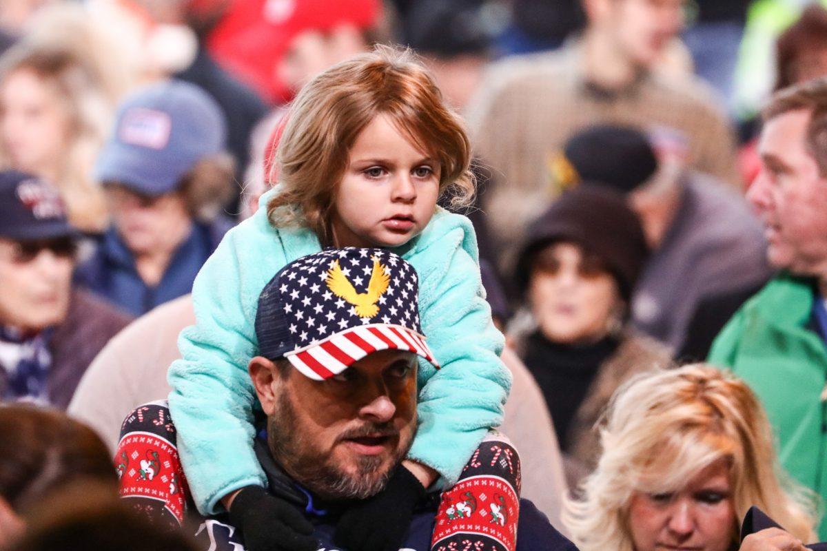Attendees at a Make America Great Again rally in Huntington, W.Va., on Nov. 2, 2018. (Charlotte Cuthbertson/The Epoch Times)