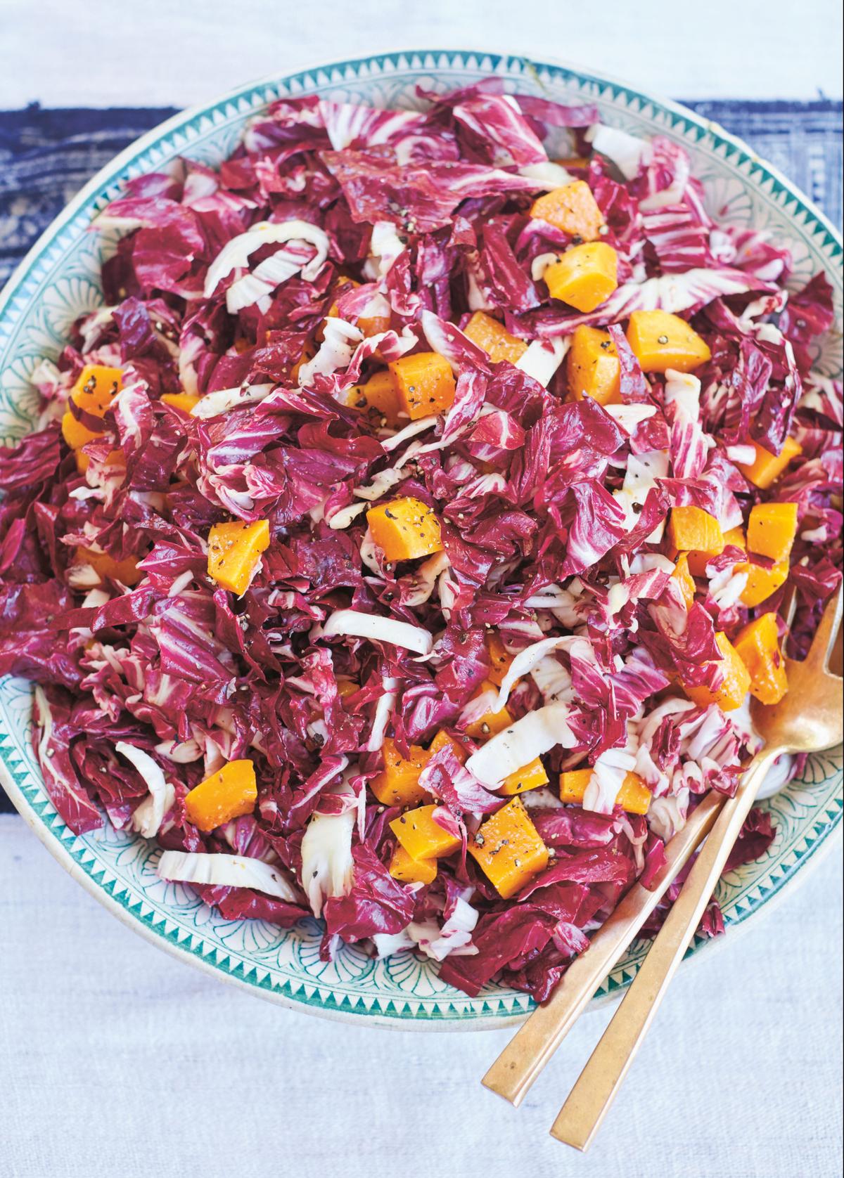 Radicchio and Roasted Squash Salad