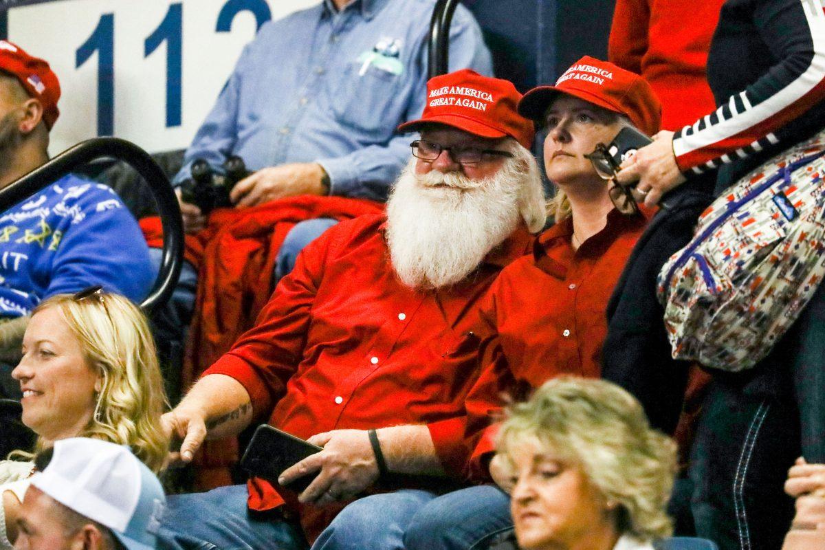 Attendees at a Make America Great Again rally in Chattanooga, Tenn., on Nov. 4, 2018. (Charlotte Cuthbertson/The Epoch Times)